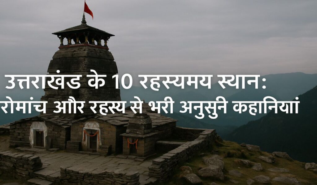 उत्तराखंड के 10 रहस्यमय स्थान: रोमांच और रहस्य से भरी अनसुनी कहानियाँ